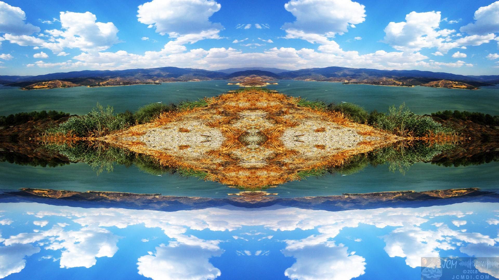 Castaic lake super scooper filming Quadroscopic